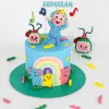 blue cocomelon cake