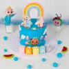 cocomelon rainbow cake