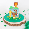 jungle animal cake