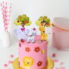 pink jungle cake