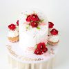 sliding flower cake