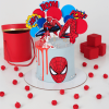 spiderman boom cake