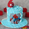 spiderman cake for birthday