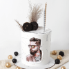 stylish man cake
