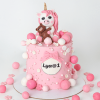 unicorn pink cake
