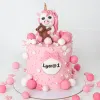 unicorn pink cake
