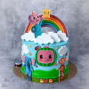 cocomelon star cake