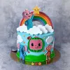 cocomelon star cake