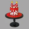 red comic cake