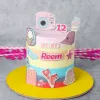 xoxo girl cake