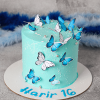 blue butterfly 006 cake