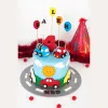 blue car cake 004