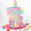candy icecream cake