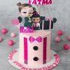 girl baby boss cake