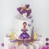 girl in purple