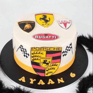 luxury car cake creamone