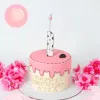 pink and cream comic cake