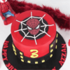 spiderman black and red cake edited