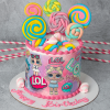 lol fondant cake
