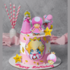 princess peach cake
