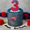 spiderman fondant cake