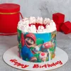 super mario fondant cake