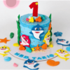 baby shark 02 cake