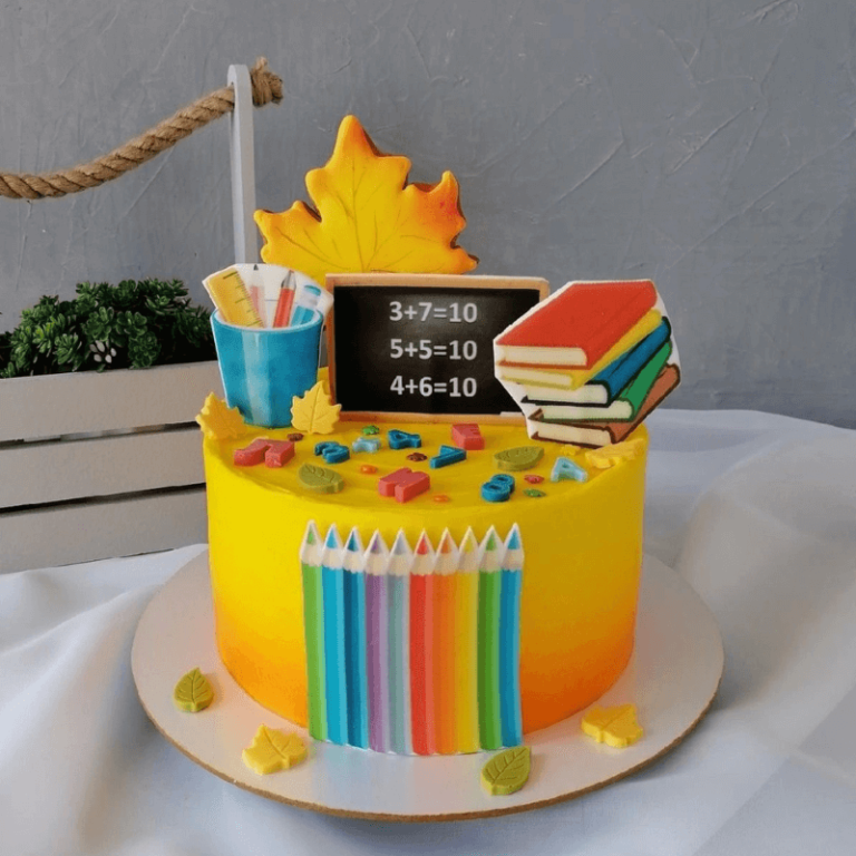 back to school 05 cake