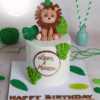 lion safari cake