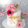 mom flower cake