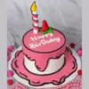 cream comic cake