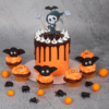 halloween orange cake