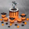 halloween orange cake