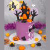 halloween scary cake
