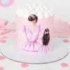 mom daughter cake