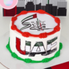 national day round cake