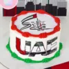 national day round cake