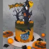 trick treat halloween cake