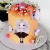 little girl orange cake