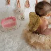peach half smash cake
