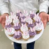 purple butterfly cupcake