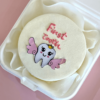 bento first tooth white cake