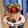 berry oreo chocolate cake
