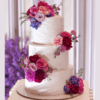 flowers wedding cake