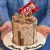 kitkat bar chocolate cake