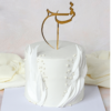 simple pearl wedding cake