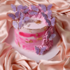 trendy butterfly cake