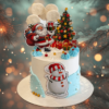 jingle christmas cake