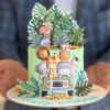 animals jungle cake