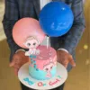 boy or girl balloon cake